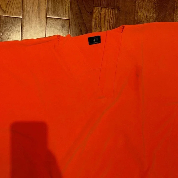 Vintage 1970’s Couture style Fashion Satin Osteich Feather Trim Kaftan - Picture 5 of 15